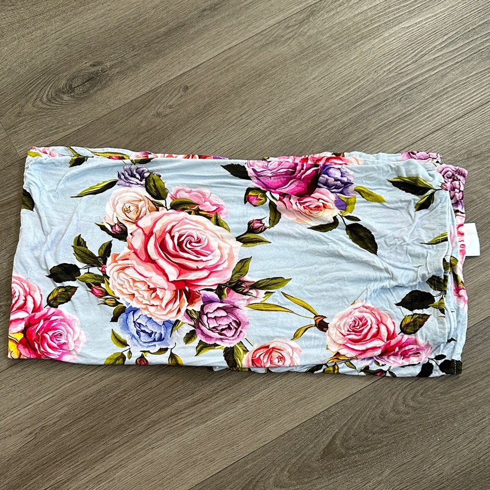 Posh Peanut Multicolor Floral Swaddle